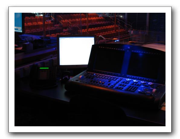 Studio B control room