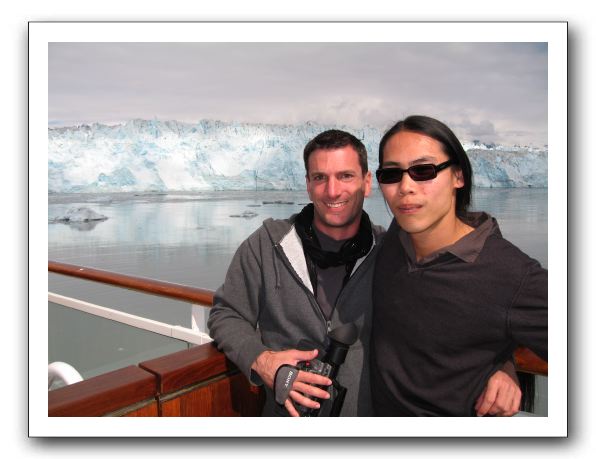me, Matt and glacier
