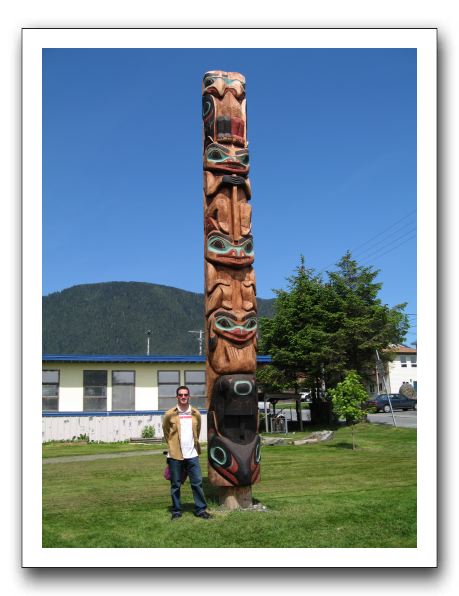Me with totem pole