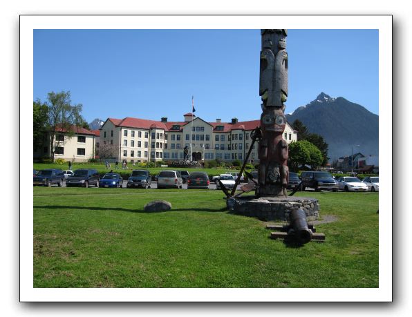 in front of City Hall
